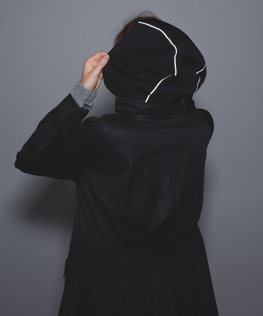 Lululemon &go Cityfarer Anorak - Black / Heathered Slate - lulu fanatics