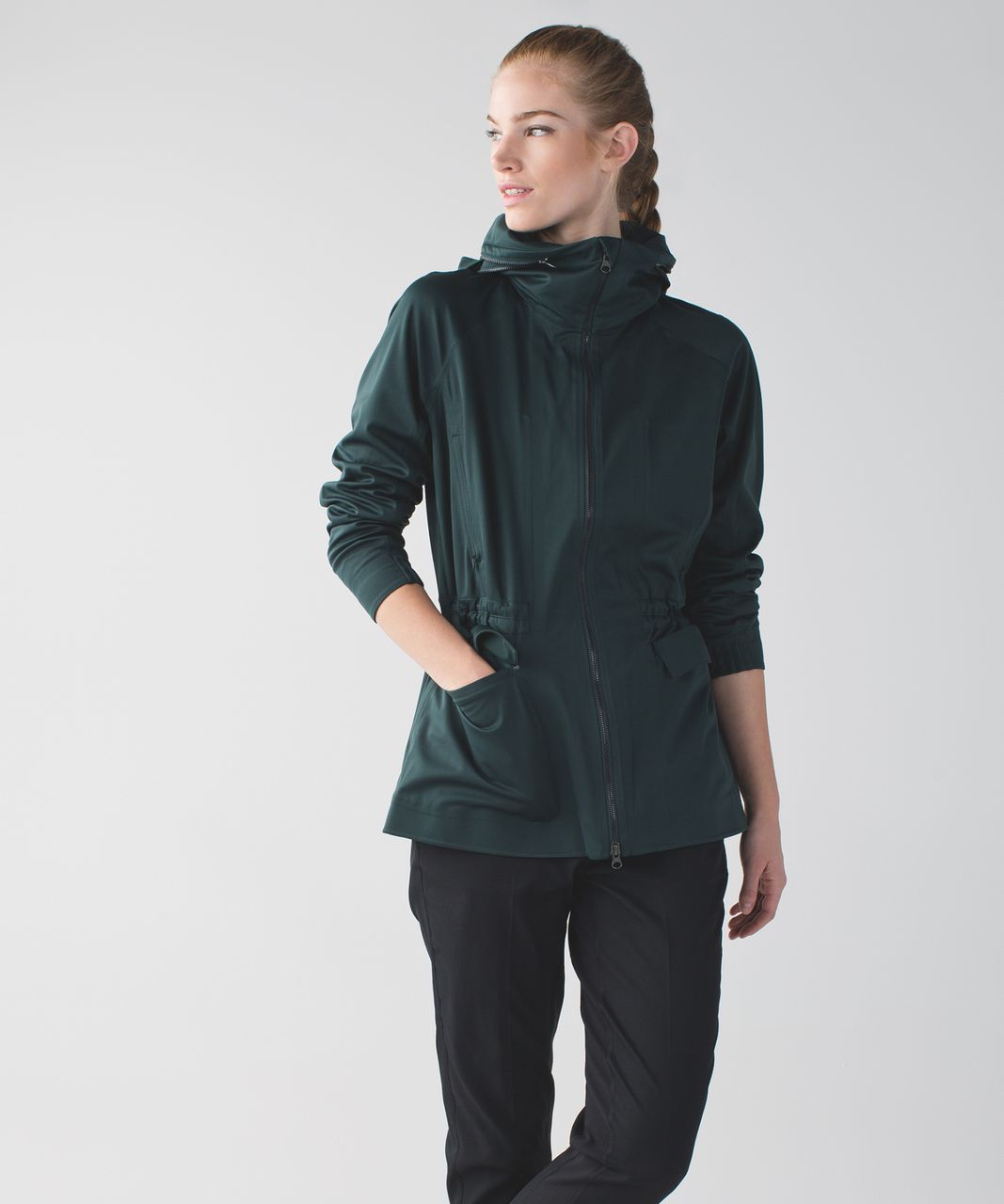 Lululemon &go Cityfarer Anorak - Dark Fuel / Heathered Slate / Fuel ...