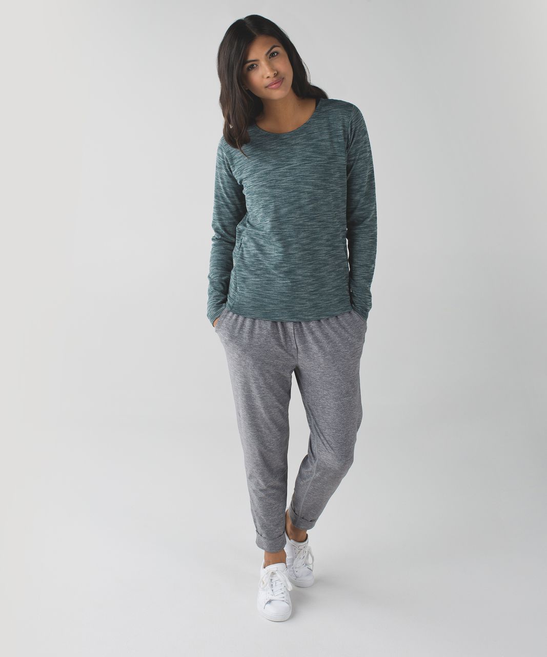 Lululemon &go City Pullover - Heathered Dark Fuel