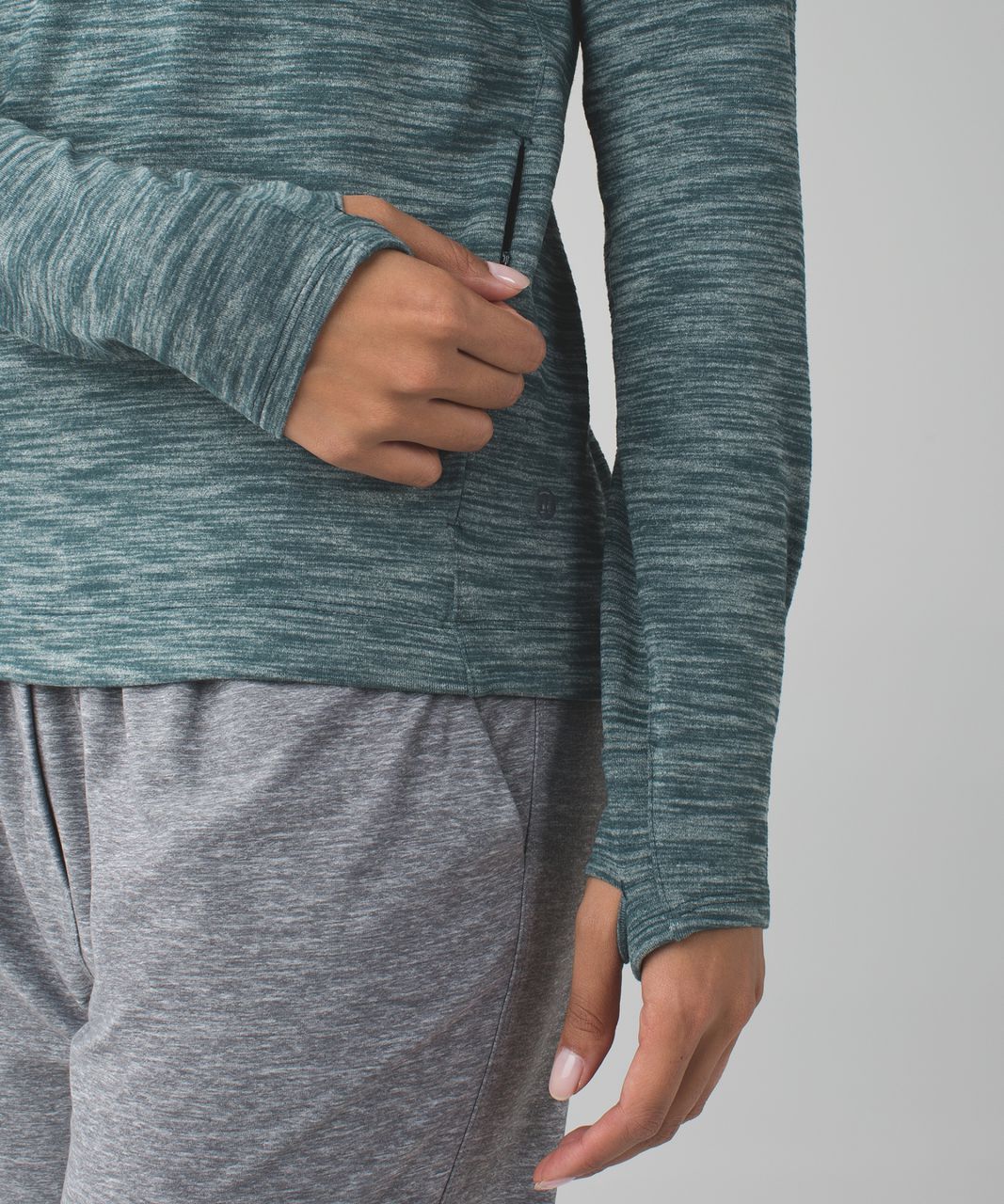 Lululemon &go City Pullover - Heathered Dark Fuel