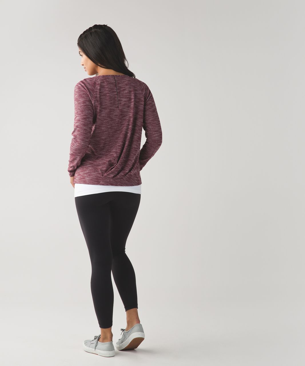 Lululemon &go City Pullover - Heathered Bordeaux Drama