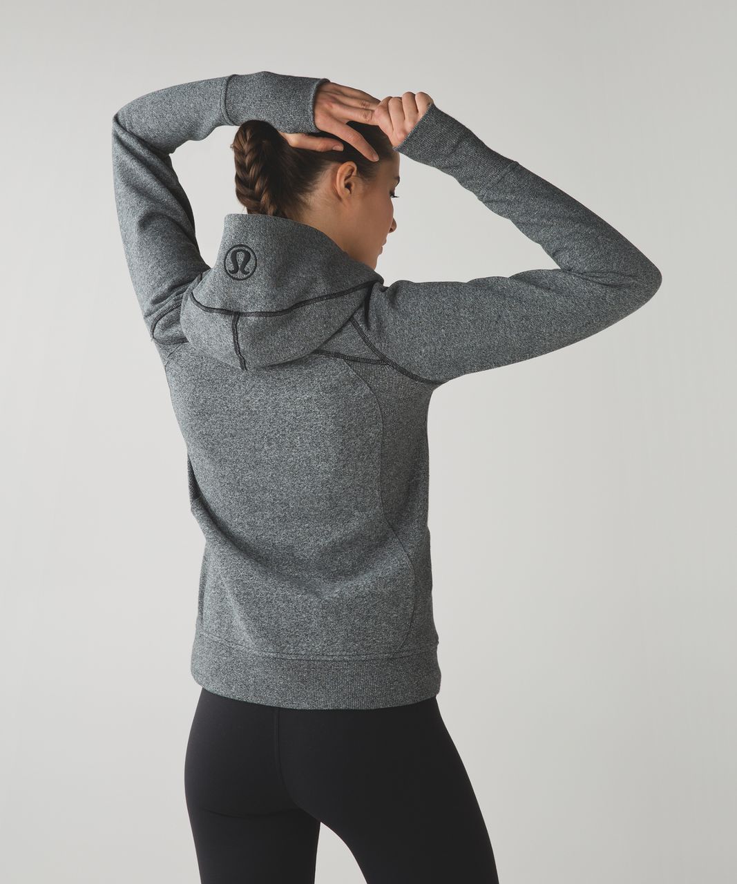 Lululemon Scuba Hoodie *Classic Cotton Fleece - Heathered Light Grey - lulu  fanatics