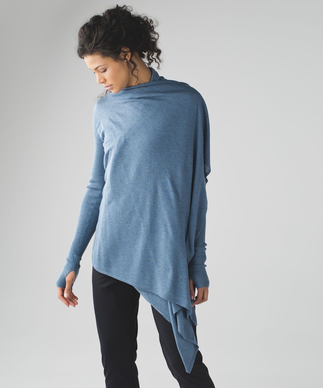 Lululemon Universal Wrap - Heathered Blue Denim