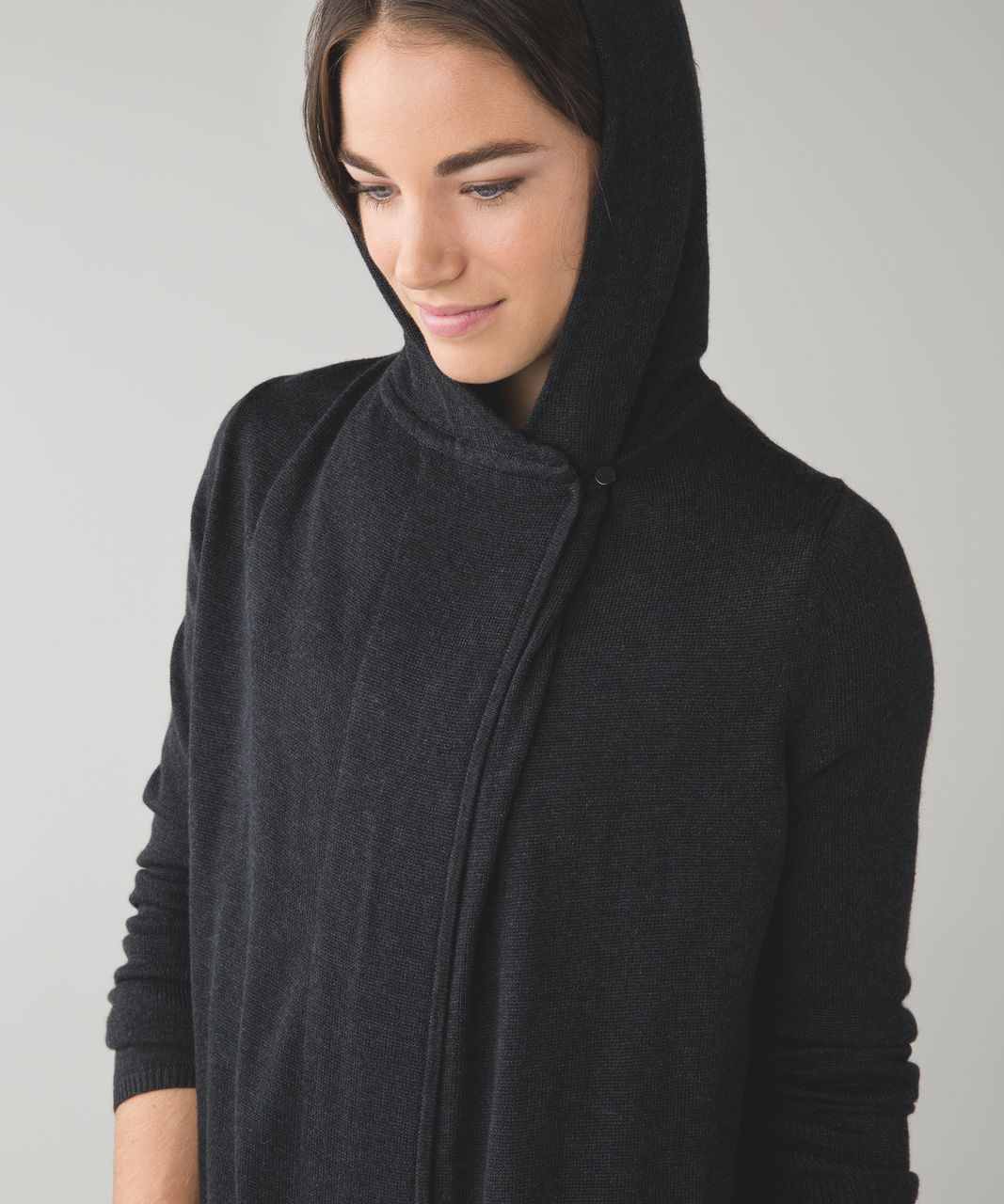 Lululemon Peace Of Mind Wrap - Heathered Black - lulu fanatics