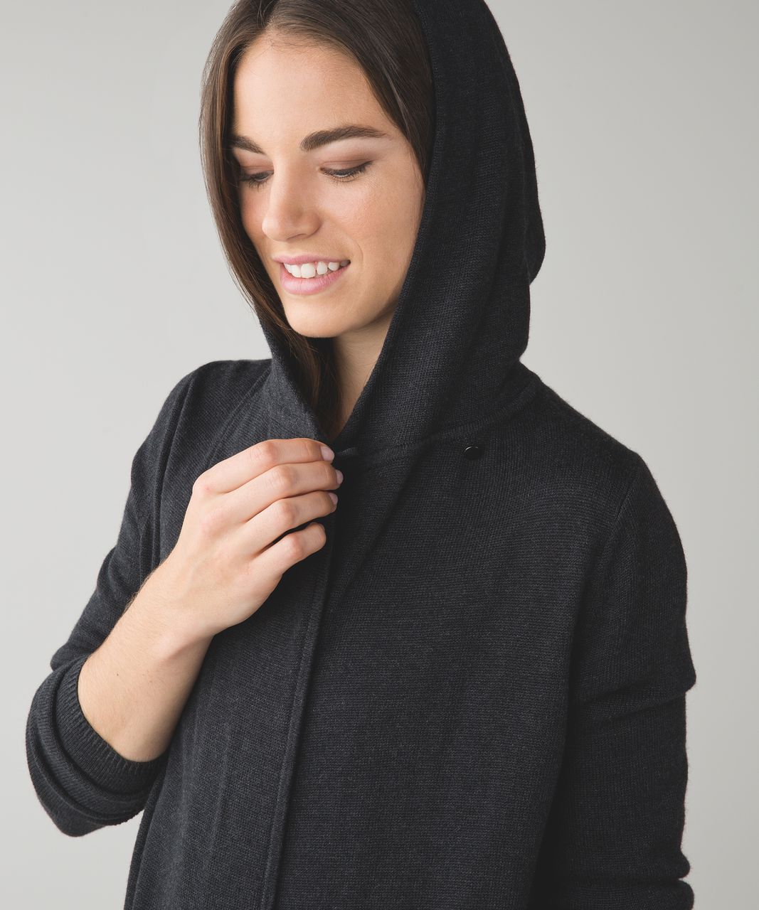 Lululemon Peace Of Mind Wrap - Heathered Black - lulu fanatics