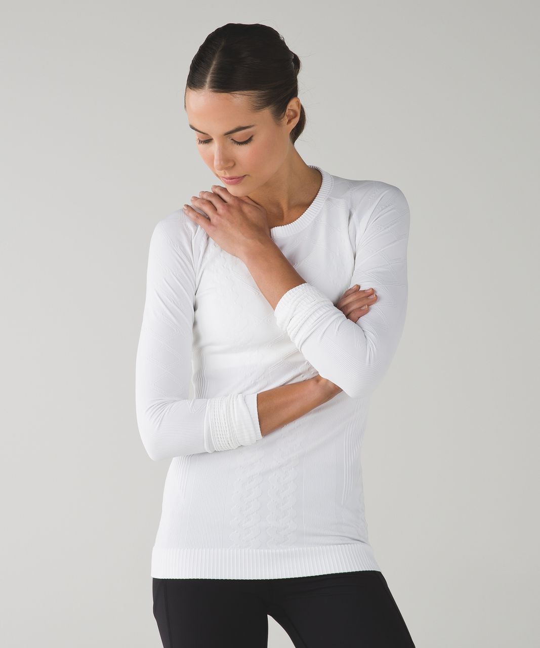 Lululemon Rest Less Pullover - Heathered White