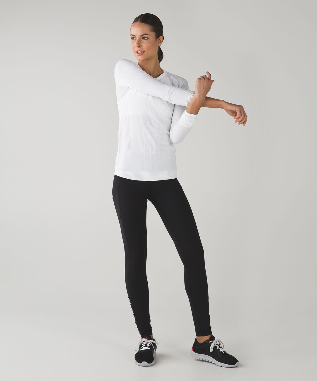 Lululemon Rest Less Pullover - Heathered White