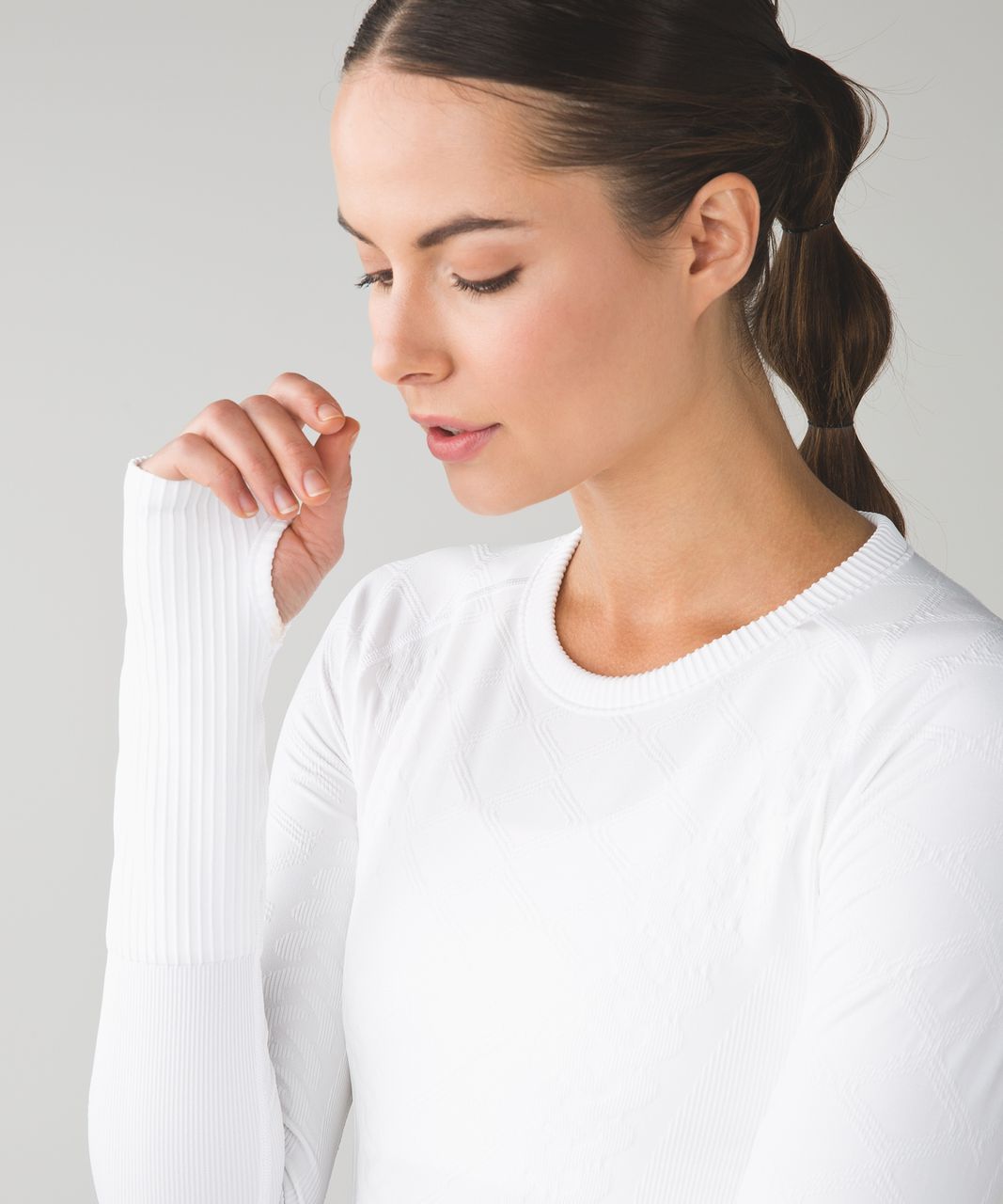 Lululemon Rest Less Pullover - Heathered White