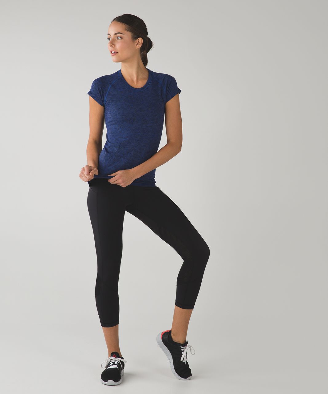 Lululemon Swiftly Tech Short Sleeve Crew (Second Release) - Heathered Sapphire Blue