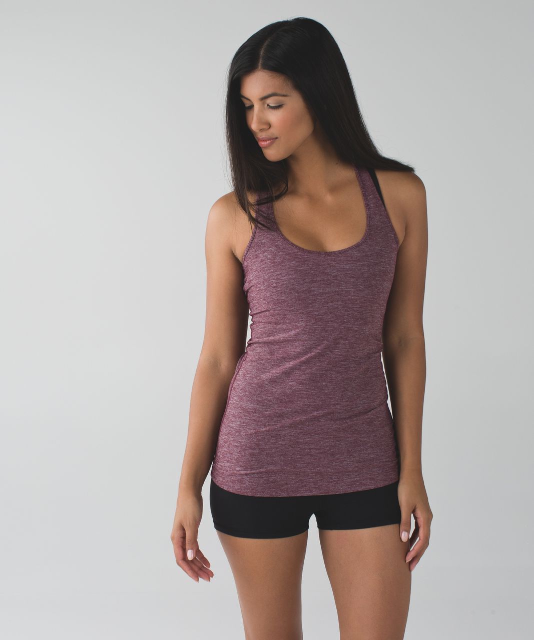 Lululemon Cool Racerback - Heathered Bordeaux Drama