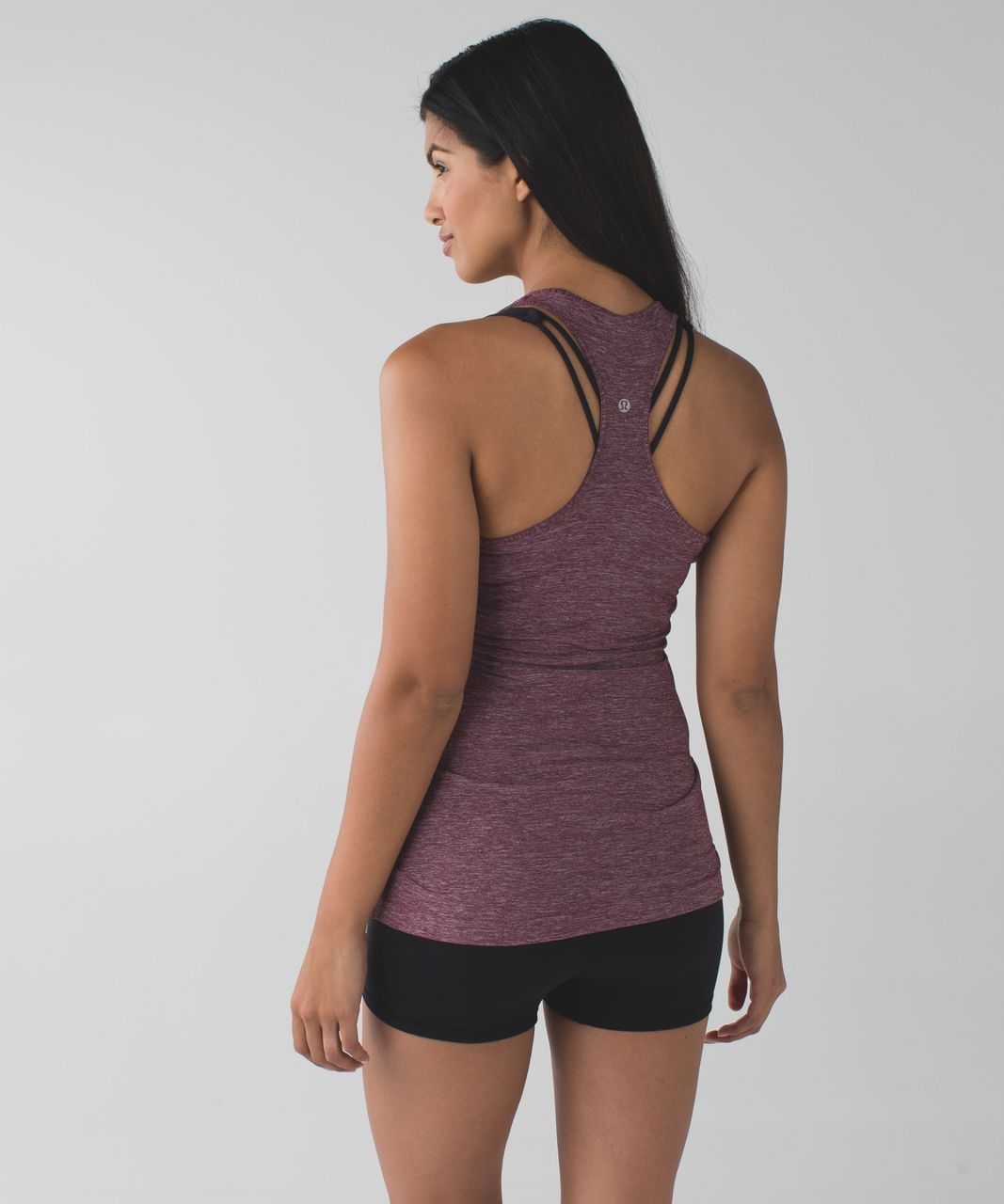 Lululemon Cool Racerback - Heathered Bordeaux Drama