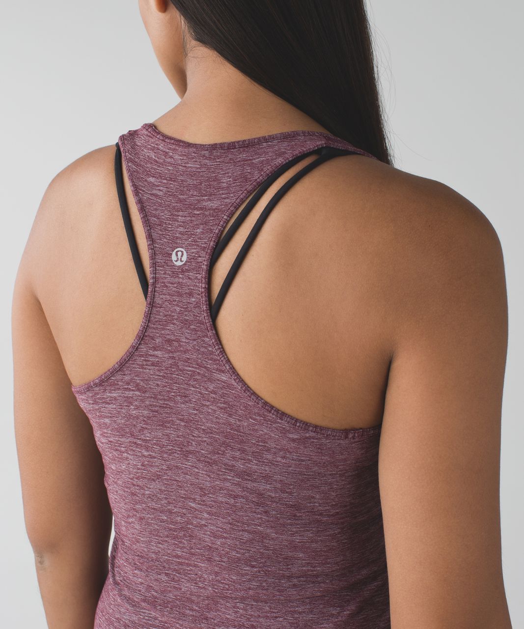 Lululemon Cool Racerback - Heathered Bordeaux Drama