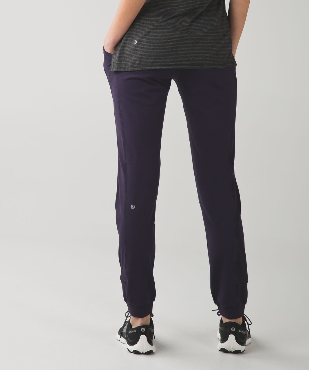 Lululemon Base Runner Pant III - Wee Stripe Black Grape Heathered Black Grape / Black Grape / Black Grape