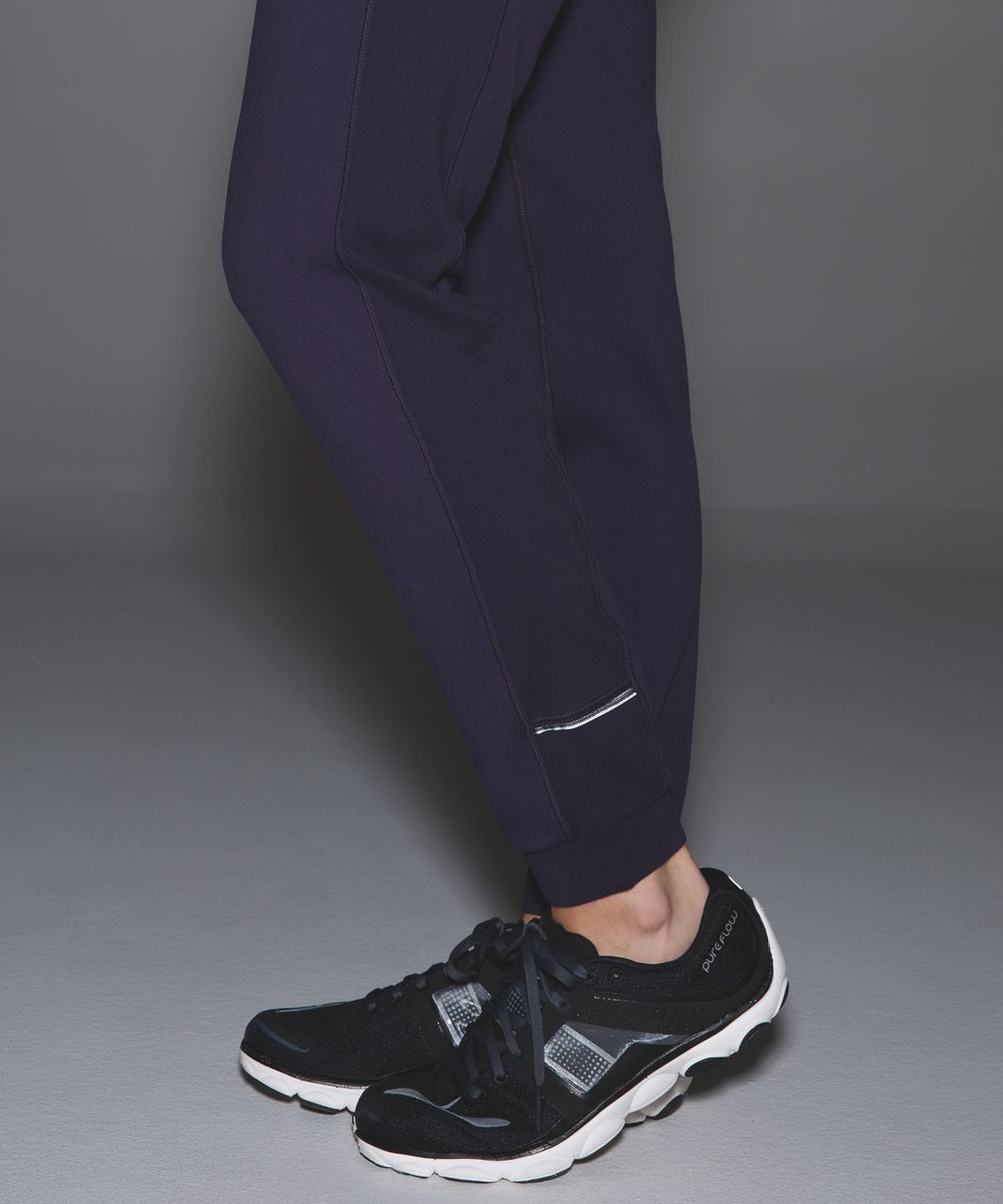 Lululemon Base Runner Pant III - Wee Stripe Black Grape Heathered Black Grape / Black Grape / Black Grape