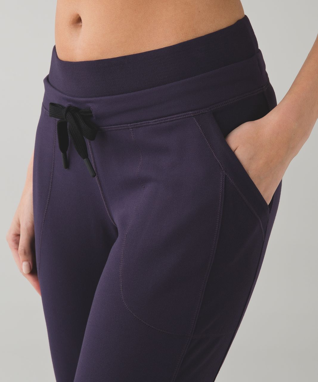 Lululemon Base Runner Pant III - Wee Stripe Black Grape Heathered Black Grape / Black Grape / Black Grape