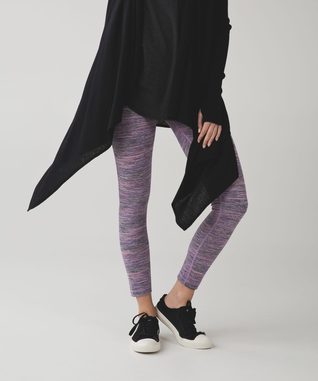 Lululemon High Times Pant - Space Dye Camo Tender Violet Black Grape