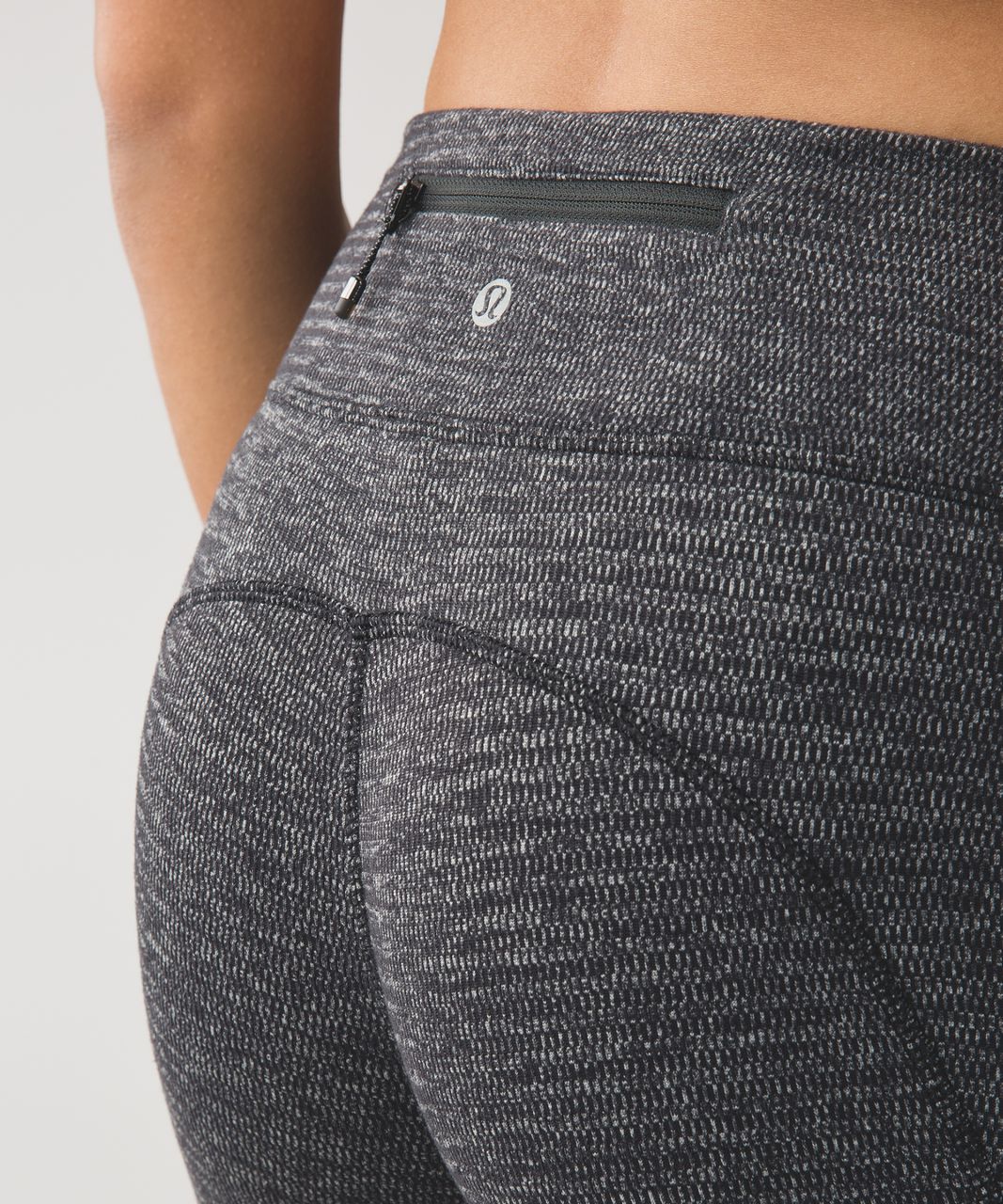 Lululemon Speed Tight IV *Rulu - Mini Check Pique Black Heathered Black