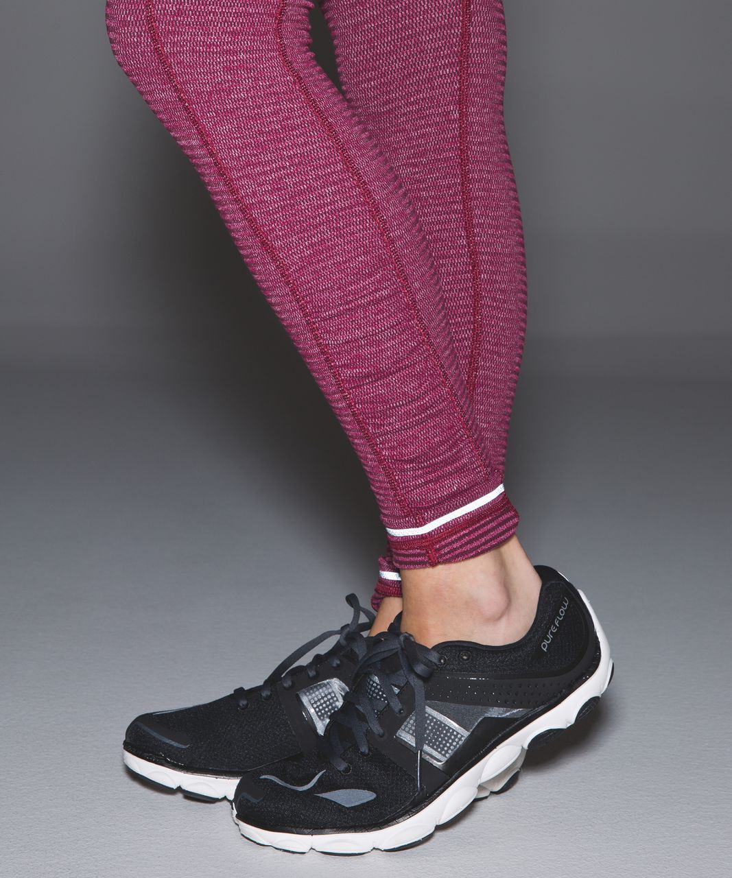 Lululemon Speed Tight IV *Rulu - Mini Check Pique Bordeaux Drama Heathered Berry Rumble