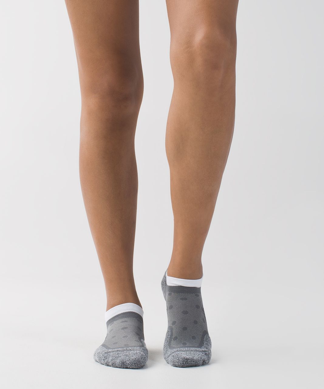 Lululemon Speed Sock *Silver - Slate / Deep Coal