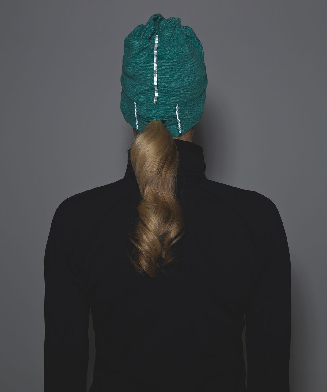 Lululemon Top Knot Toque - Mini Check Pique Hunter Green Heathered Hunter Green