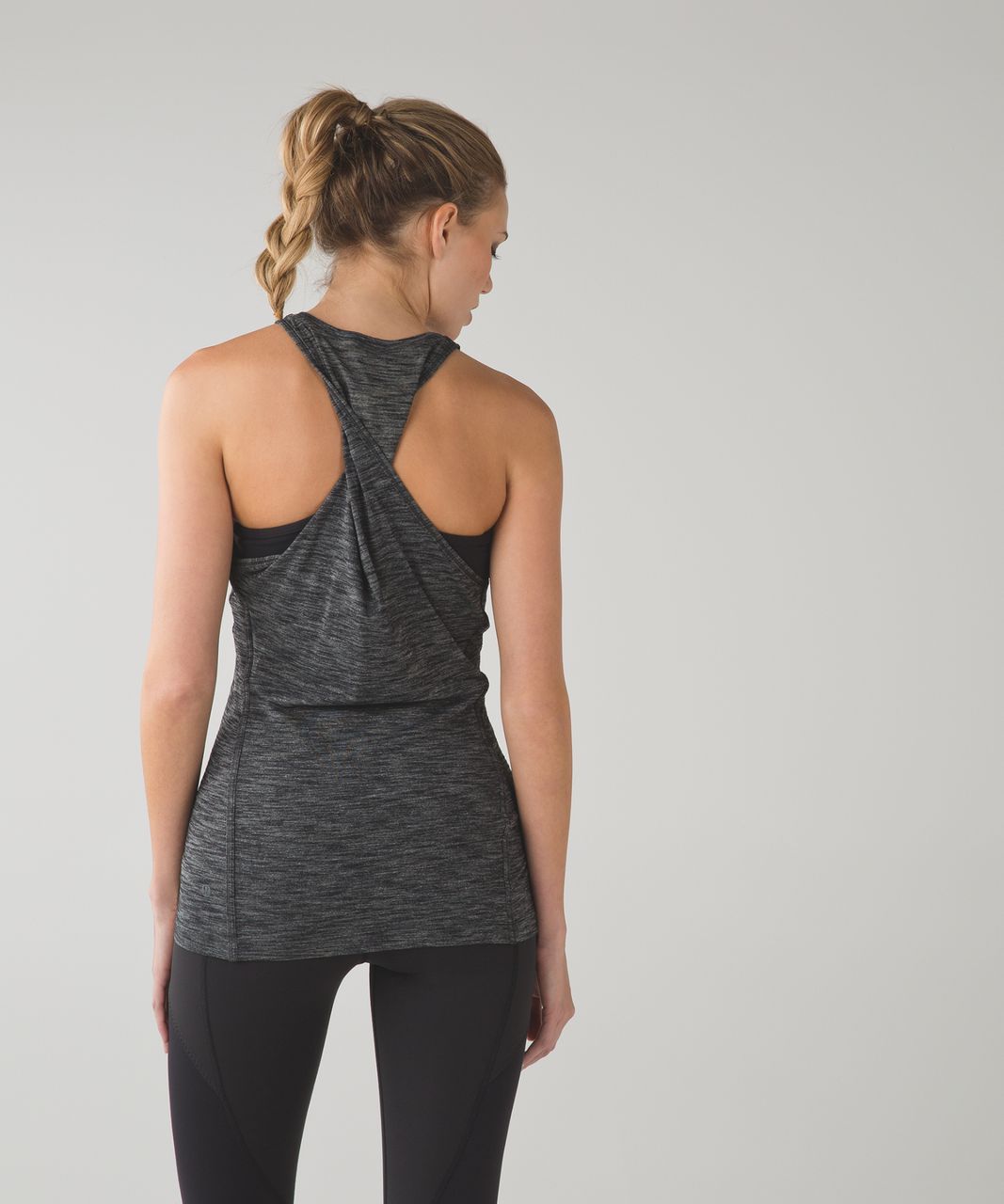 Lululemon &go Everywhere Tank - Heathered Black