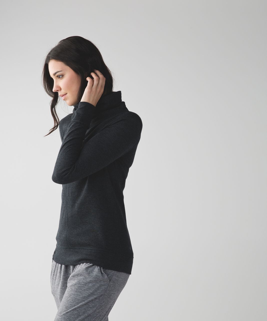 lululemon CINCH-WAIST SOFTSTREME - Zip-up sweatshirt - black - Zalando.de