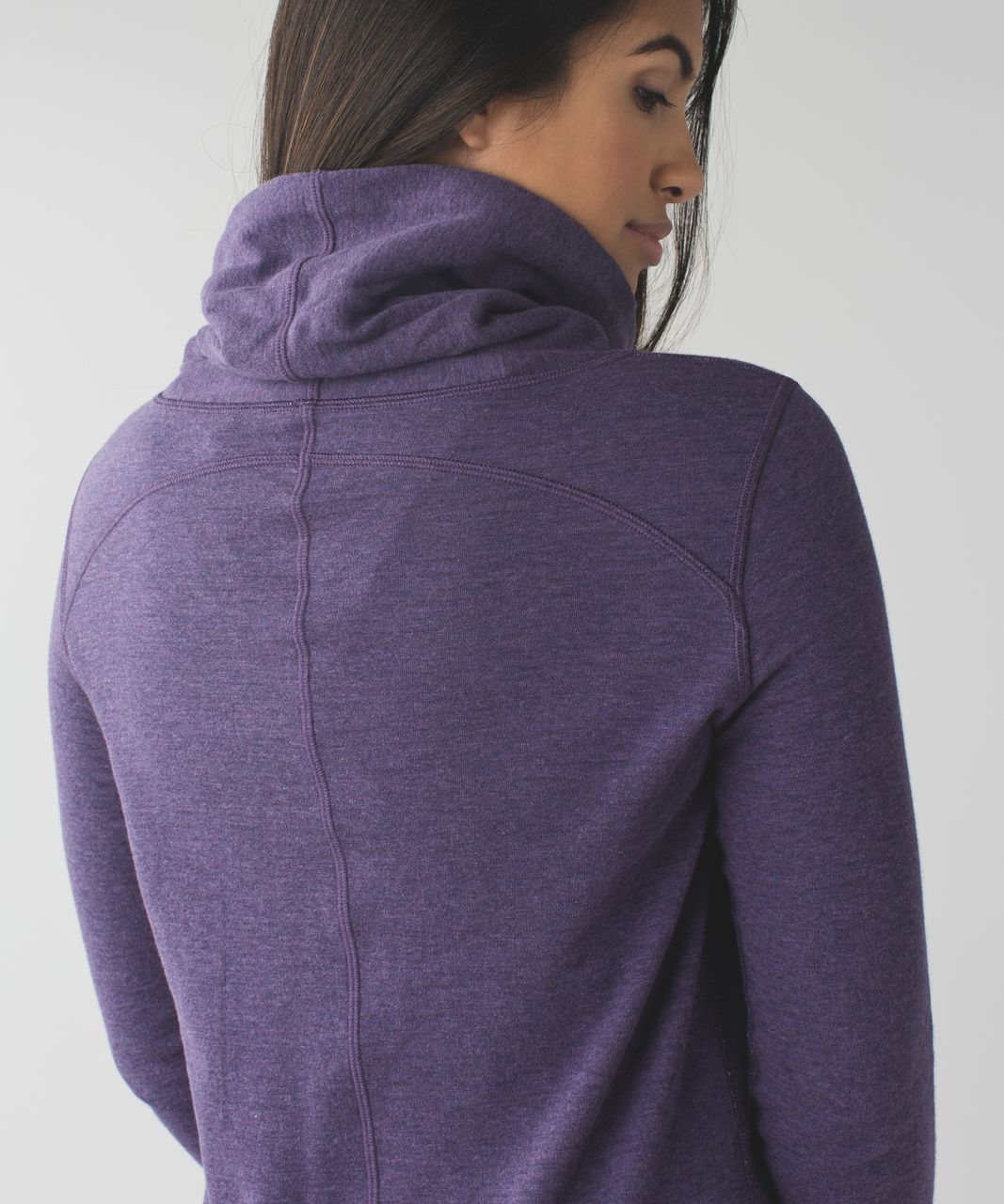 Lululemon In A Cinch Long Sleeve Tee - Heathered Deep Zinfandel / Classic Stripe Heathered Deep Zinfandel Winter Orchid / Heathered Deep Zinfandel