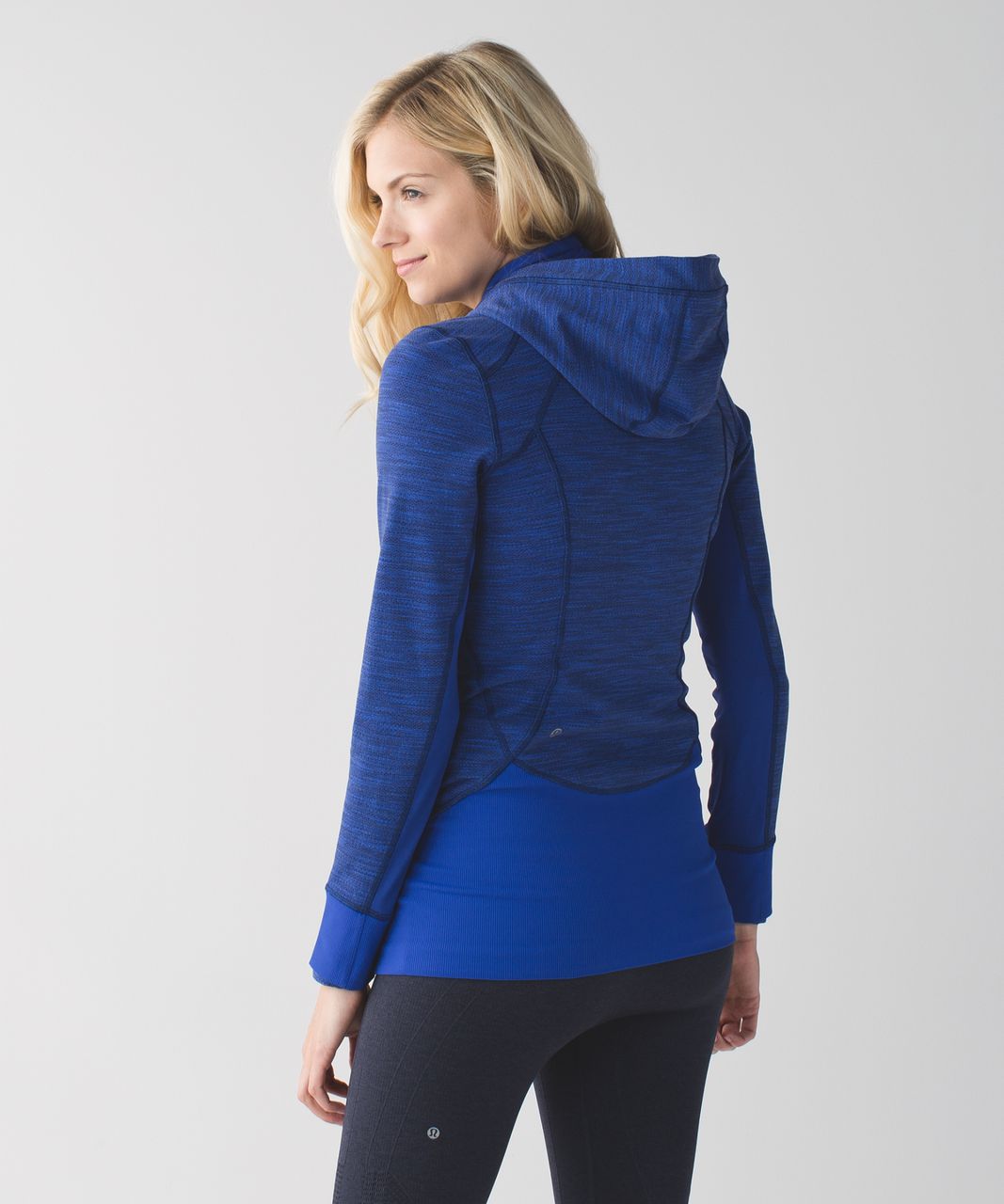 Lululemon Daily Practice Jacket - Diamond Jacquard Space Dye Sapphire ...