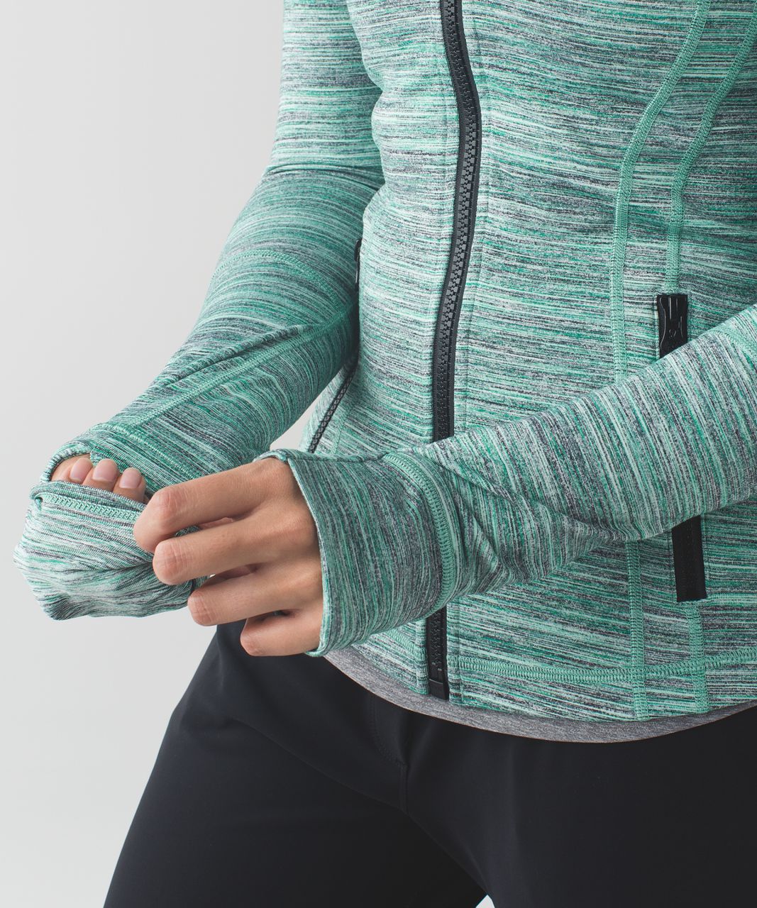 Lululemon Define Jacket - Space Dye Camo Forage Teal Black