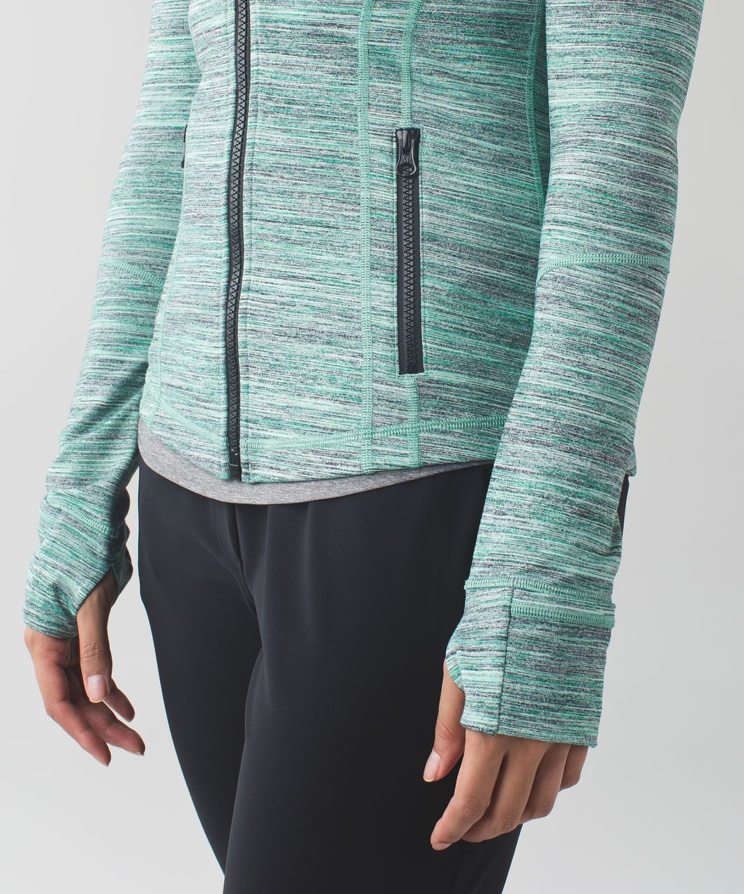 Lululemon Define Jacket - Space Dye Camo Forage Teal Black