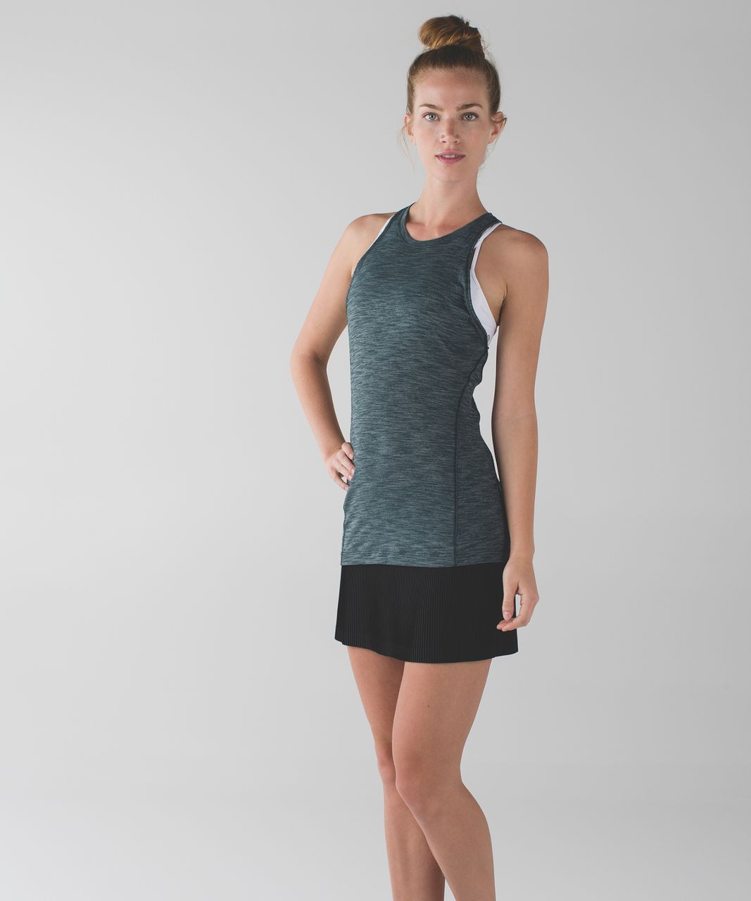 Lululemon &go Everywhere Tank - Heathered Dark Fuel