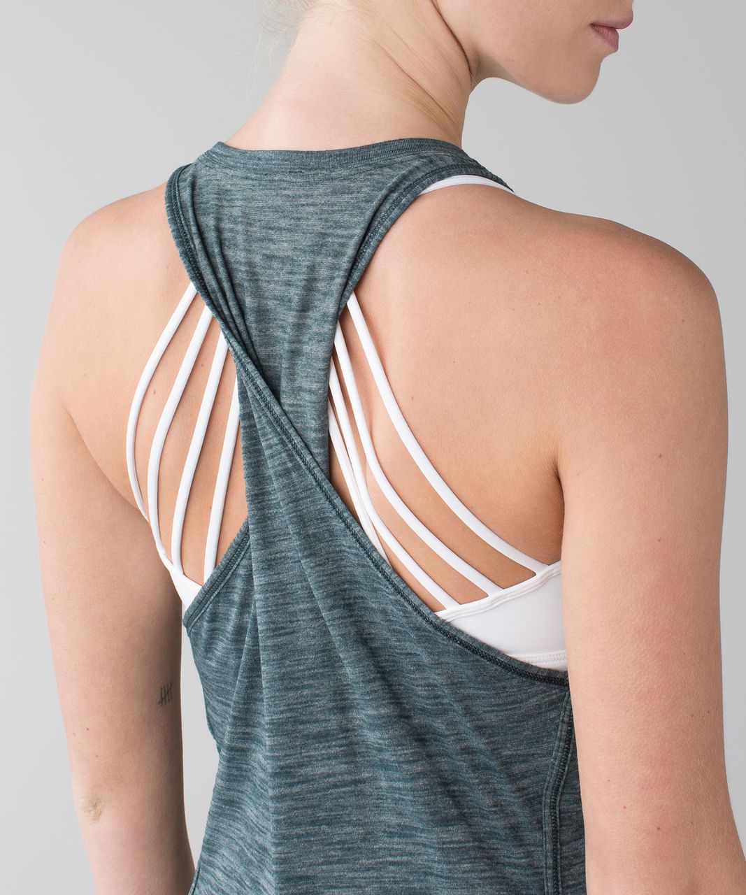 Lululemon &go Everywhere Tank - Heathered Dark Fuel - lulu fanatics