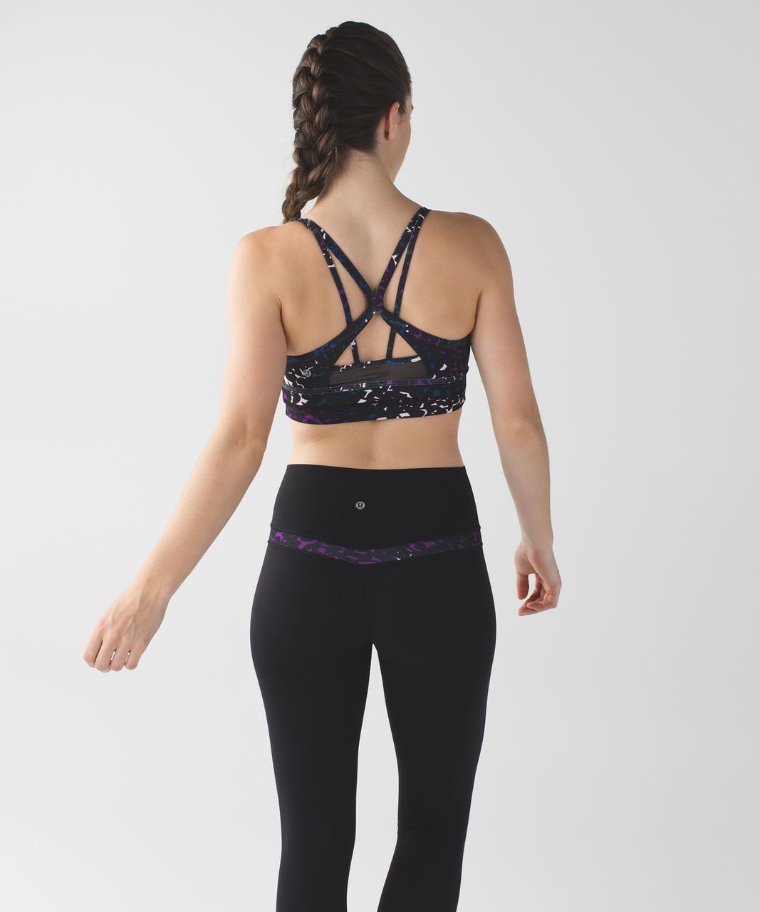 Lululemon Free Flow Bra - Shadow Wrap Multi / Black