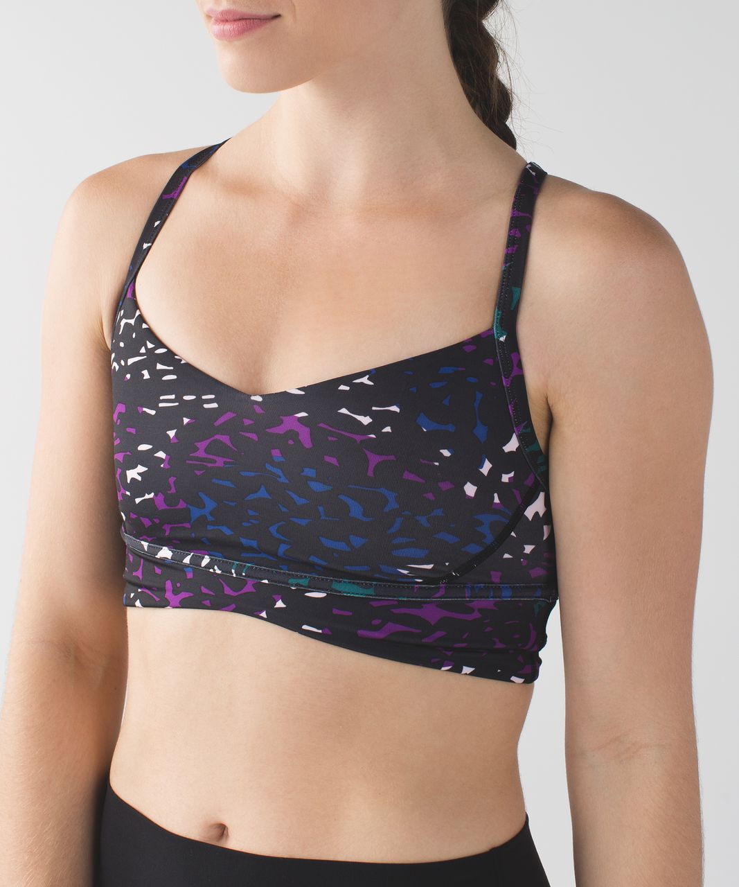 Lululemon Free Flow Bra - Shadow Wrap Multi / Black