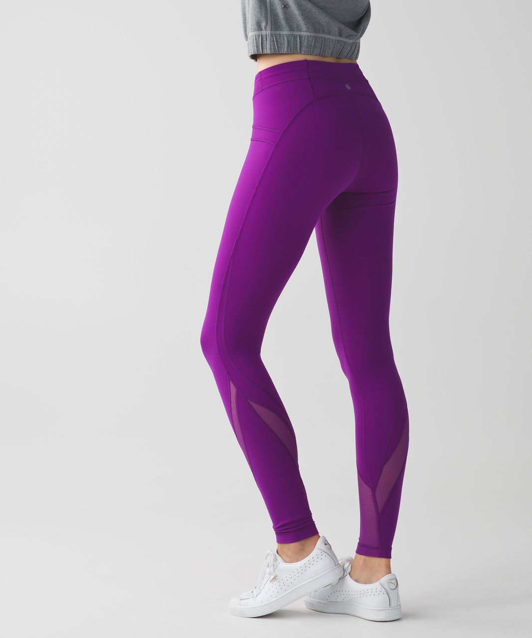 Lululemon Free Flow Tight *Full-On Luon - Tender Violet / Flashback Static Powdered Rose Tender Violet