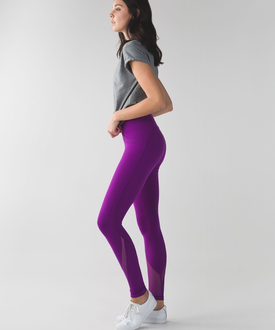 Flow 3/4 Leggings - Purple