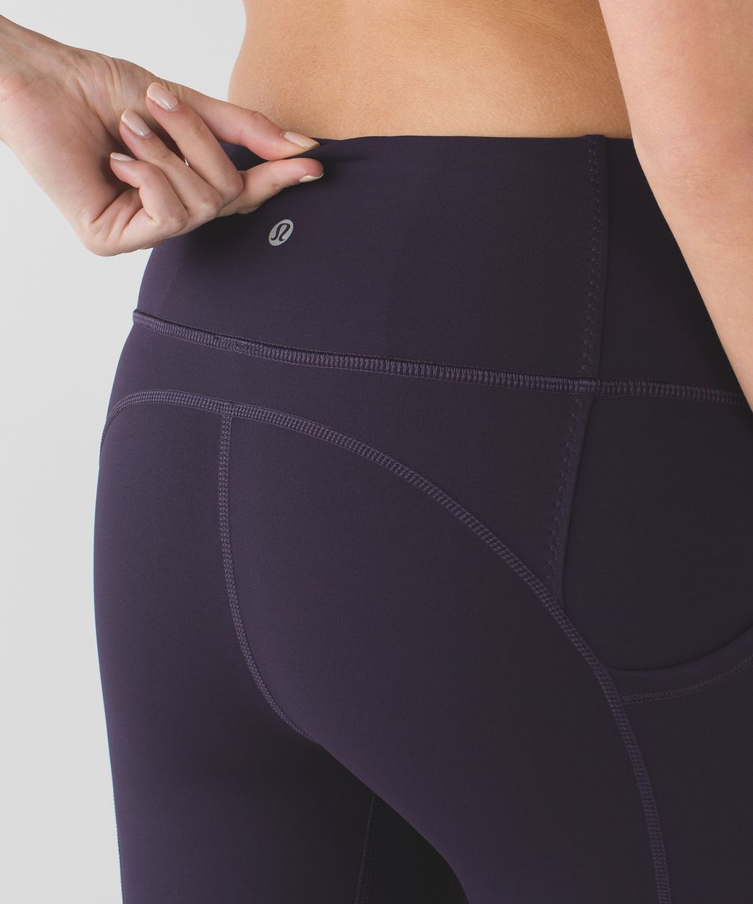 Lululemon All The Right Places Pant II - Black / Miss Mosaic White