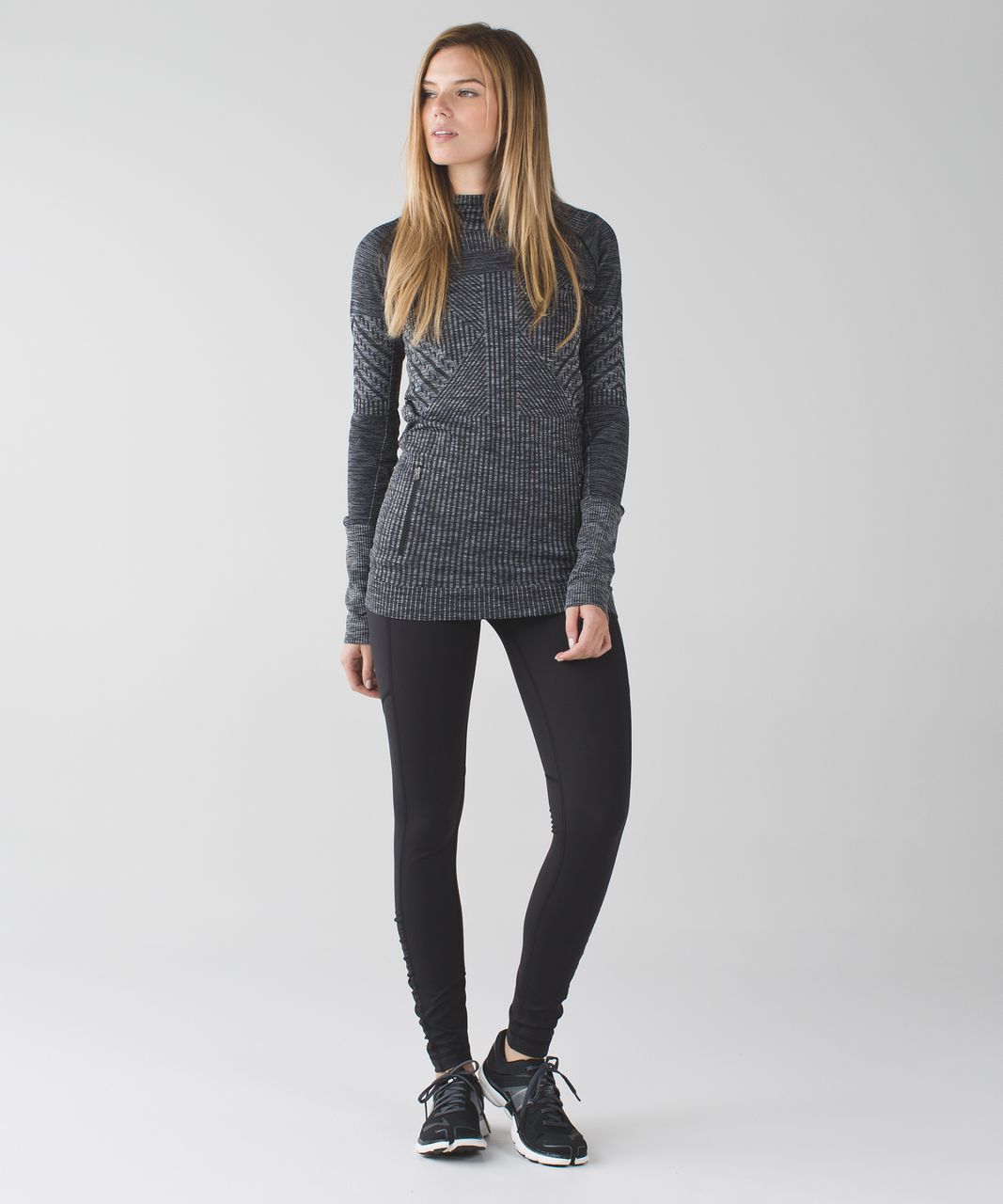 Lululemon Speed Tight IV (Brushed) - Black / Sequin Dot Black Silver - lulu  fanatics