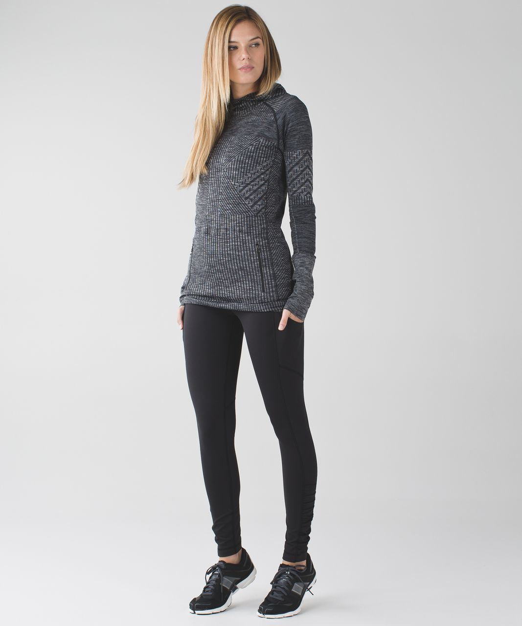 Lululemon Speed Tight IV *Brushed - Black / Shadow Wrap Multi