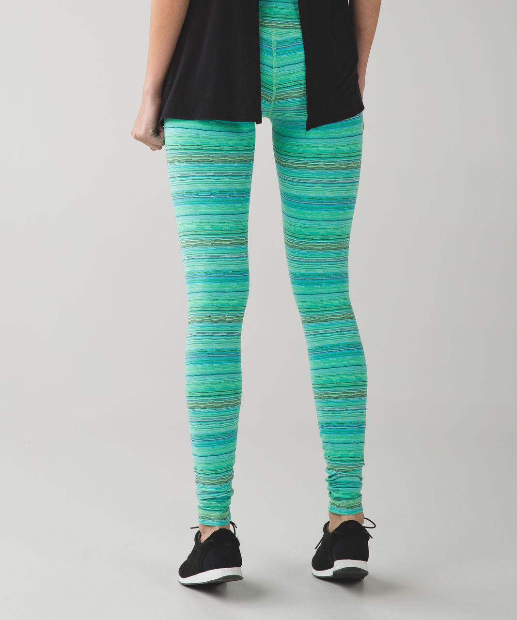 Lululemon Wunder Under Pant (Hi-Rise) - Space Dye Twist 6 Colour Dragonfly Naval Blue