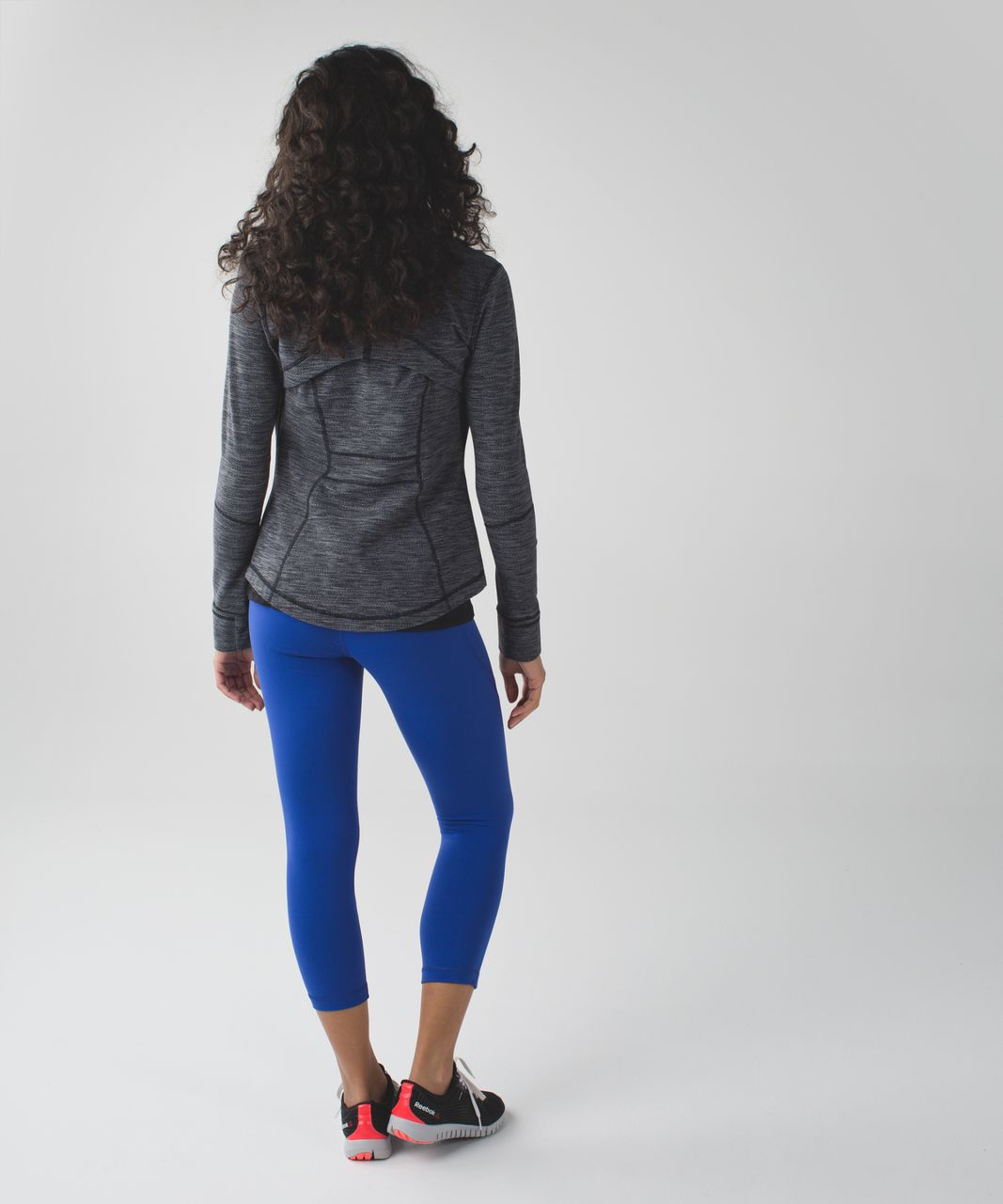 Lululemon Free Flow Crop - Sapphire Blue