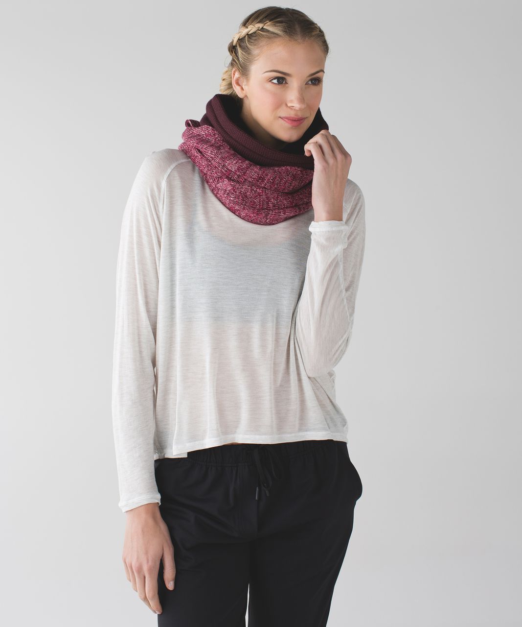 Lululemon Snow Amazing Neck Warmer *Sherpa - Bordeaux Drama / Berry Rumble / Bleached Coral