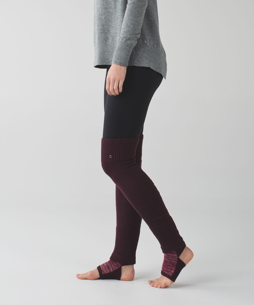 Lululemon Snow Amazing Leg Warmer - Bordeaux Drama / Berry Rumble