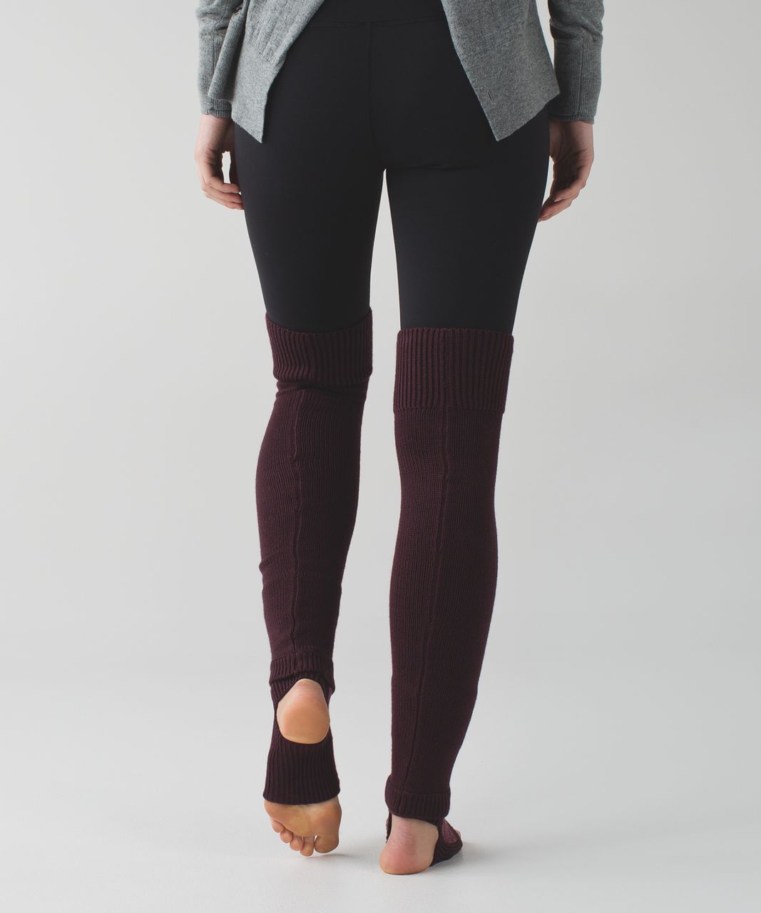 Lululemon Snow Amazing Leg Warmer - Bordeaux Drama / Berry Rumble