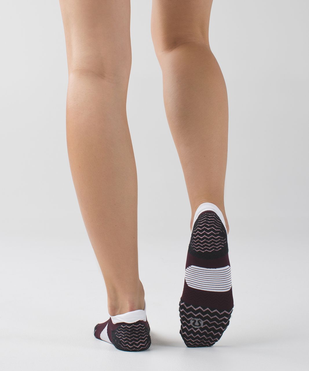 Lululemon Speed Sock - Bordeaux Drama / Dark Slate / Bleached Coral