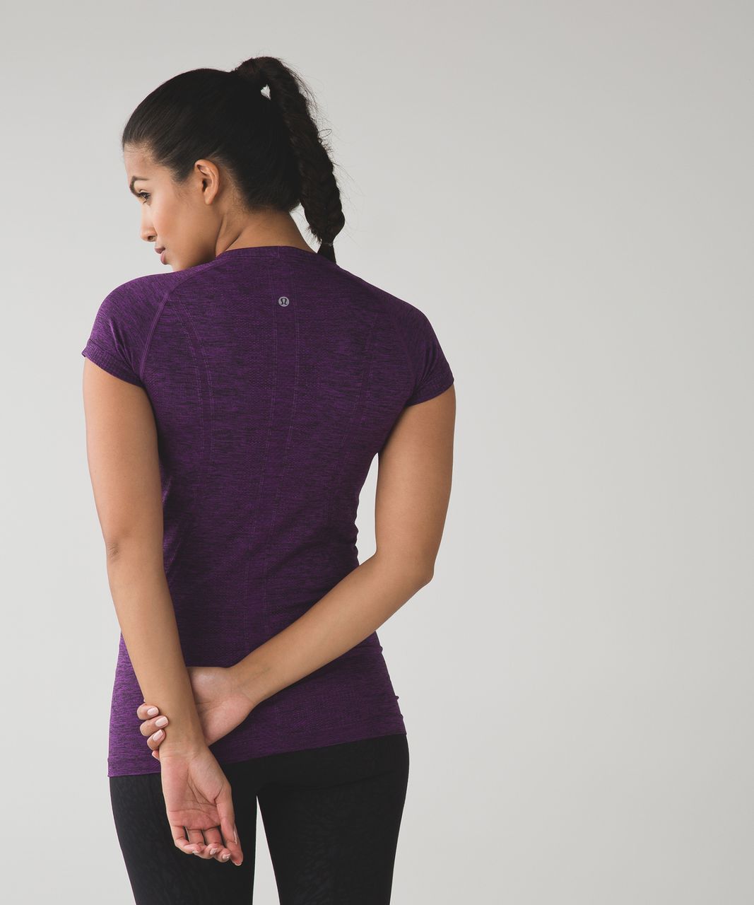 Lululemon Swiftly Tech Short Sleeve Crew - Heathered Tender Violet