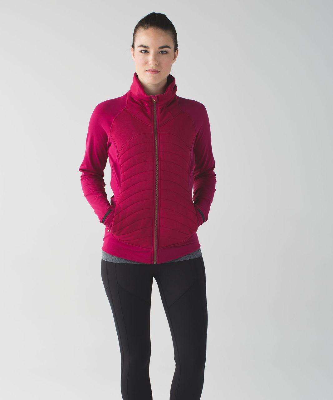 Lululemon Fleece Out Jacket - Berry Rumble