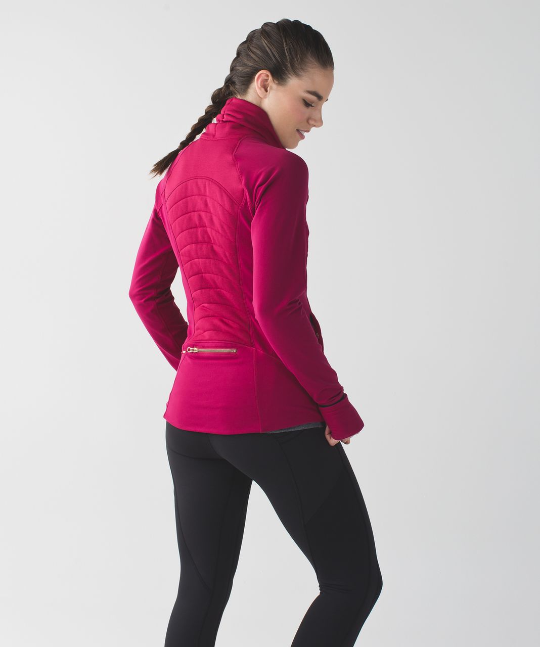 Lululemon Fleece Out Jacket - Berry Rumble