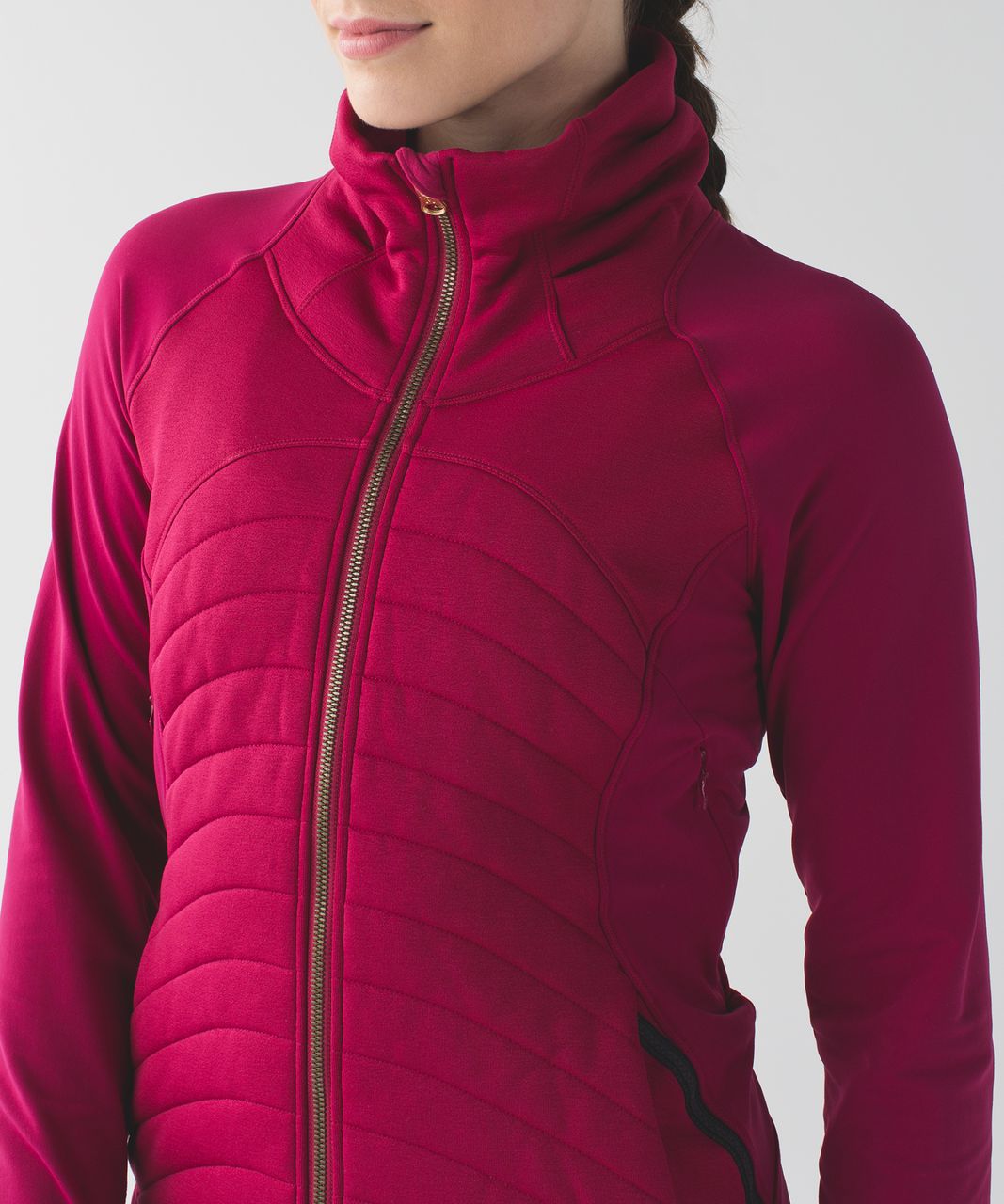 Lululemon Fleece Out Jacket - Berry Rumble