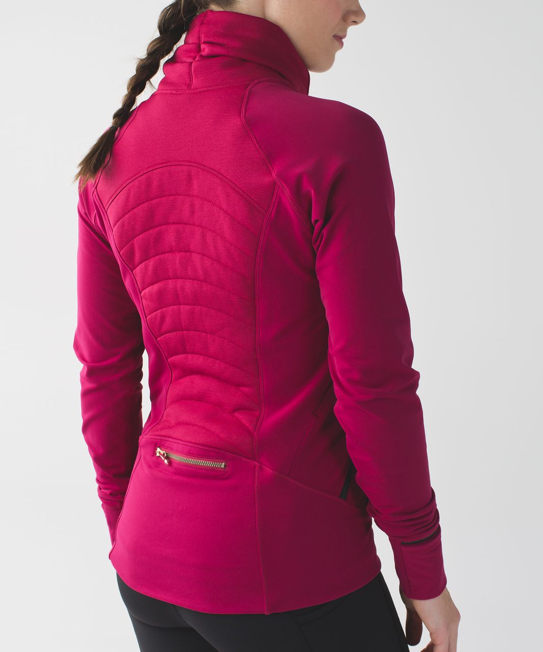 Lululemon Fleece Out Jacket - Berry Rumble